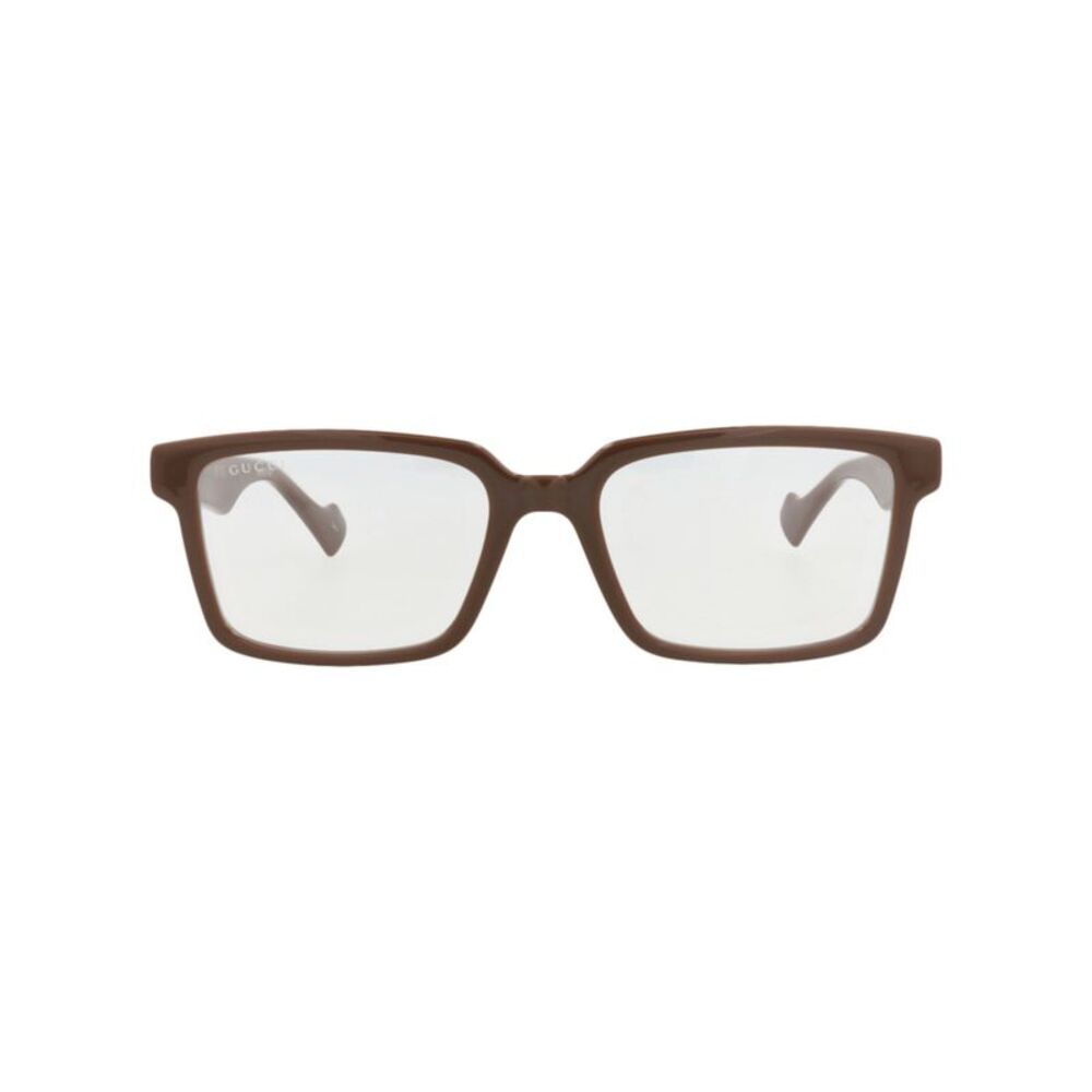 Gucci Square-Frame Injection Sunglasses Brown Mens
